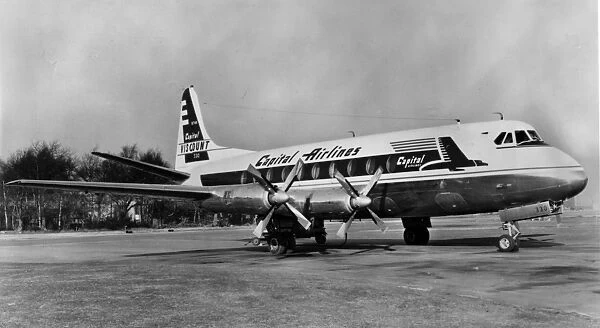 Vickers Viscount 745 N7411 of Capital Airlines