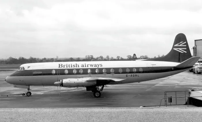 Framed Print : Vickers Viscount 802 G-AOHL Framed Print : Vickers Viscount 802 G-AOHL