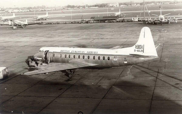 Vickers Viscount 802, G-AOJD, Sebastion Cabot, of BEA