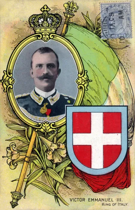 Framed Print : Victor Emmanuel III (1869-1947) - King of Italy. Date: 1908 Framed Print : Victor Emmanuel III (1869-1947) - King of Italy. Date: 1908