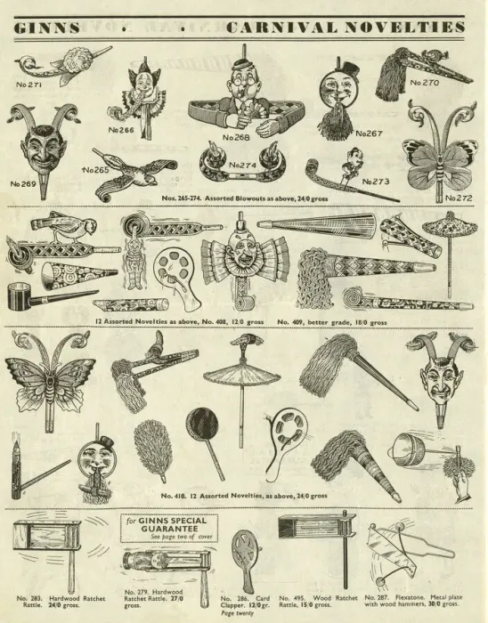 Framed Print : Victor G Ginn catalogue, Carnival Novelties Framed Print : Victor G Ginn catalogue, Carnival Novelties