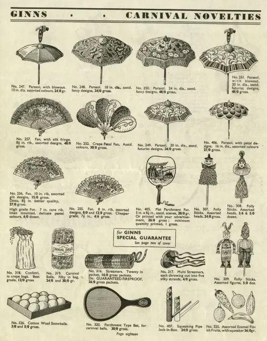 Framed Print : Victor G Ginn catalogue, Carnival Novelties Framed Print : Victor G Ginn catalogue, Carnival Novelties
