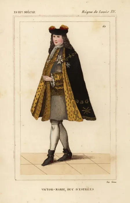 Framed Print : Victor-Marie, Duc d Estrees, Marshal of France, 1660-1737 Framed Print : Victor-Marie, Duc d Estrees, Marshal of France, 1660-1737