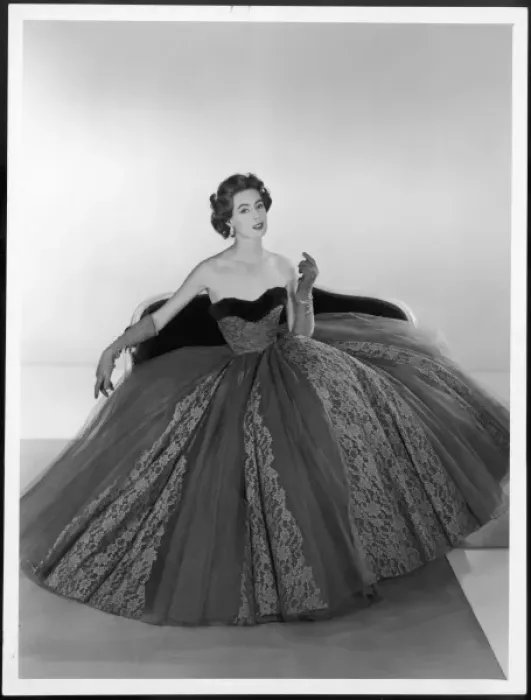 Framed Print : Victor Stiebel / Ballgown Framed Print : Victor Stiebel / Ballgown