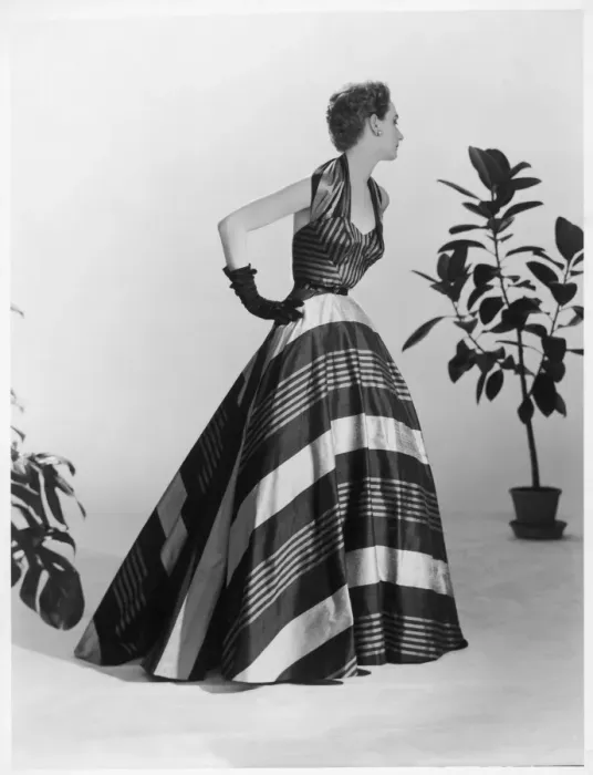 Framed Print : Victor Stiebel Dress