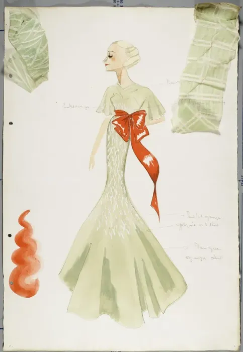 Framed Print : Victor Stiebel Dress Framed Print : Victor Stiebel Dress