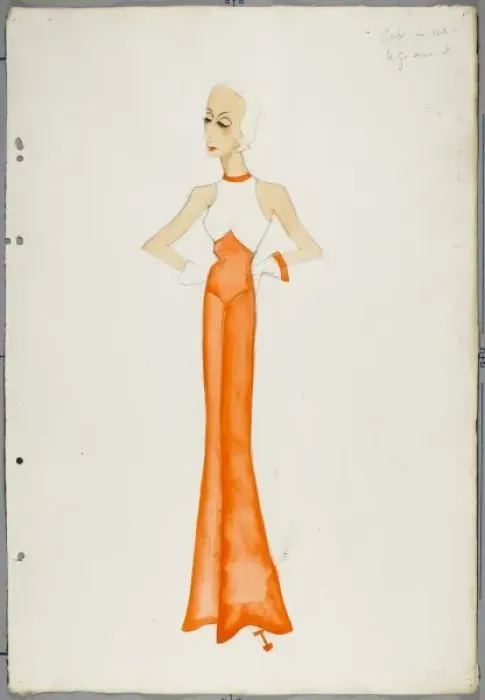 Framed Print : Victor Stiebel Dress Framed Print : Victor Stiebel Dress