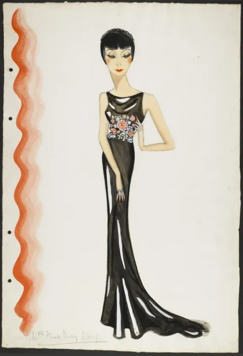 Framed Print : Victor Stiebel Dress Framed Print : Victor Stiebel Dress