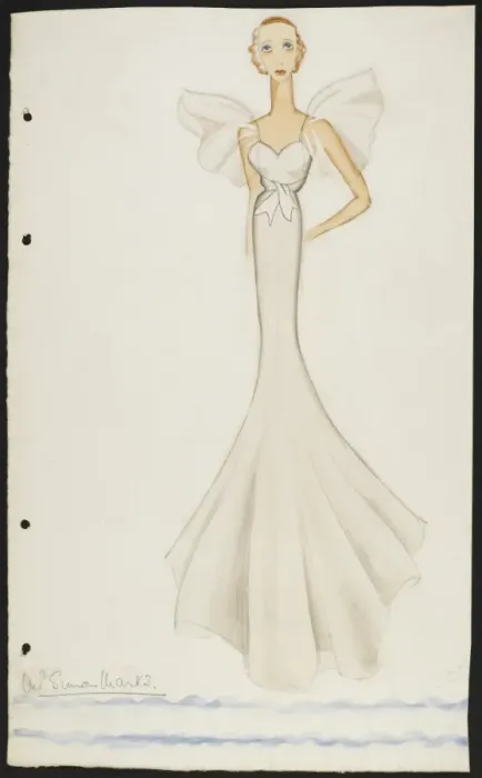 Framed Print : Victor Stiebel Dress Framed Print : Victor Stiebel Dress
