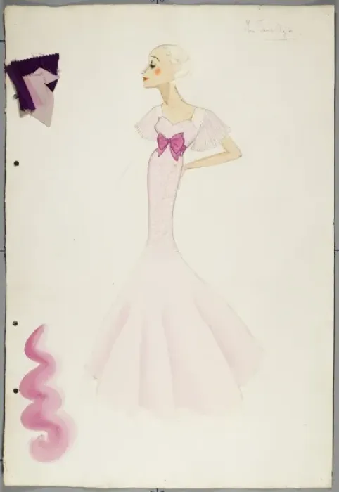 Framed Print : Victor Stiebel Dress Framed Print : Victor Stiebel Dress