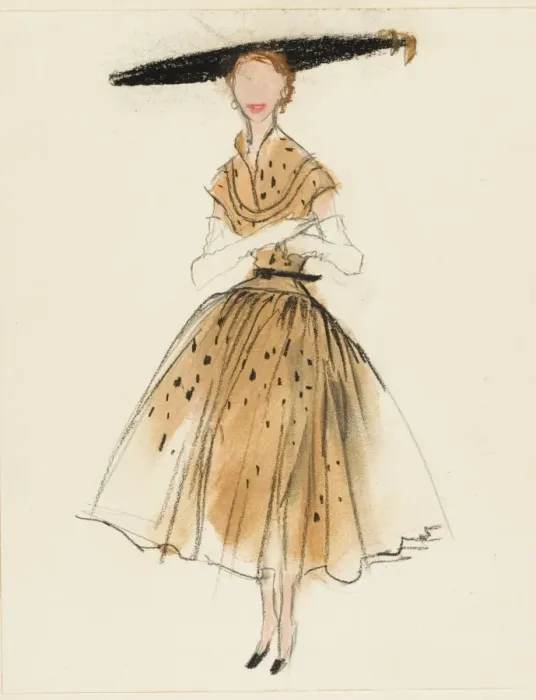 Framed Print : Victor Stiebel Dress Framed Print : Victor Stiebel Dress