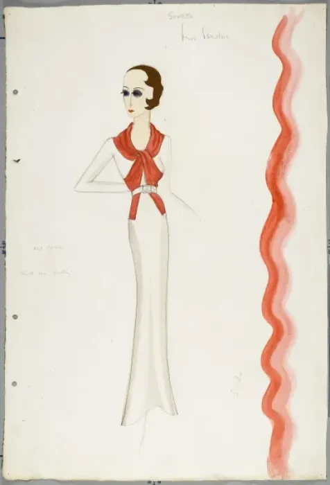 Framed Print : Victor Stiebel Dress Framed Print : Victor Stiebel Dress