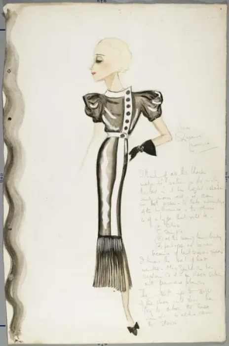 Framed Print : Victor Stiebel Dress Framed Print : Victor Stiebel Dress