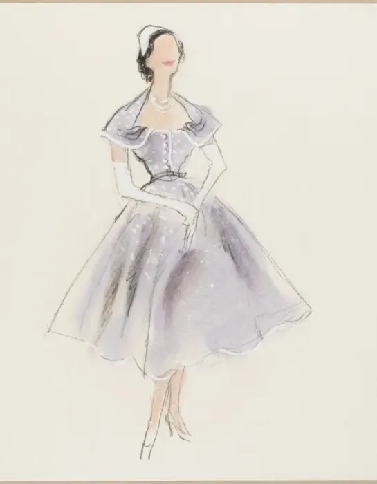 Framed Print : Victor Stiebel / Dress Framed Print : Victor Stiebel / Dress