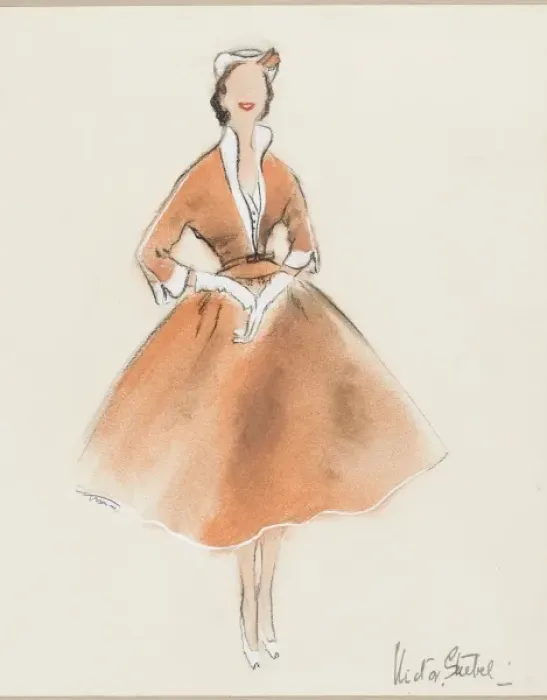 Framed Print : Victor Stiebel / Dress Framed Print : Victor Stiebel / Dress