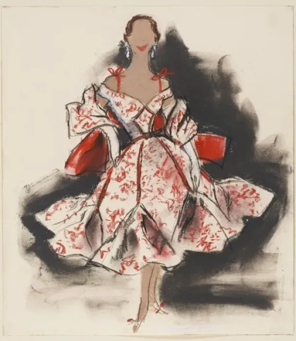 Framed Print : Victor Stiebel / Dress Framed Print : Victor Stiebel / Dress