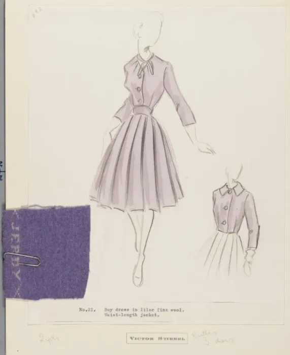 Framed Print : Victor Stiebel / Dress Framed Print : Victor Stiebel / Dress