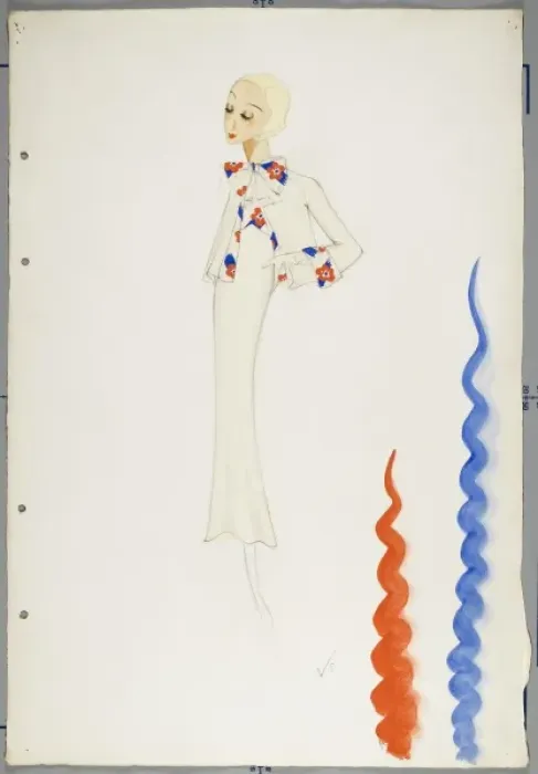 Framed Print : Victor Stiebel Outfit Framed Print : Victor Stiebel Outfit