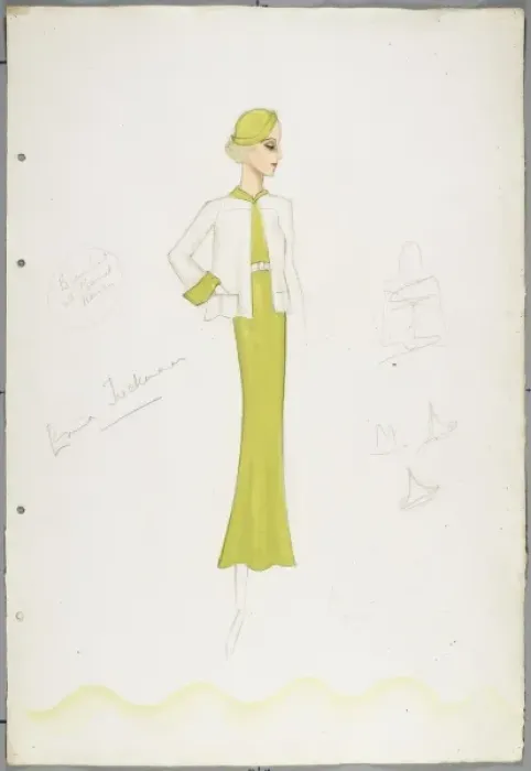 Framed Print : Victor Stiebel Outfit Framed Print : Victor Stiebel Outfit
