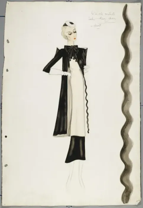Framed Print : Victor Stiebel Outfit Framed Print : Victor Stiebel Outfit