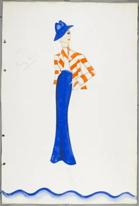 Framed Print : Victor Stiebel Outfit Framed Print : Victor Stiebel Outfit