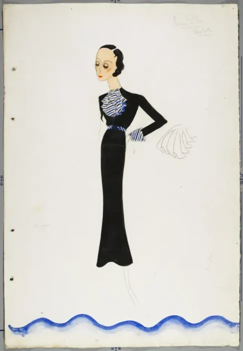 Framed Print : Victor Stiebel Outfit Framed Print : Victor Stiebel Outfit