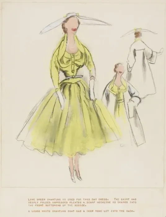 Framed Print : Victor Stiebel / Outfit Framed Print : Victor Stiebel / Outfit