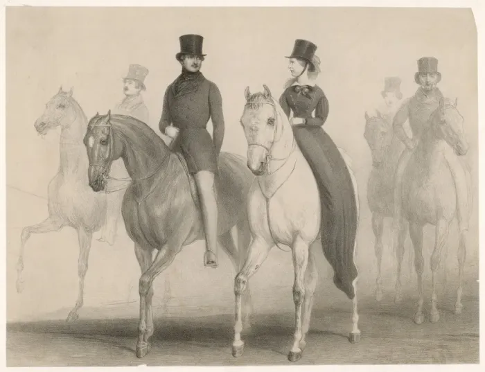 Framed Print : Victoria / Albert / Riding Framed Print : Victoria / Albert / Riding