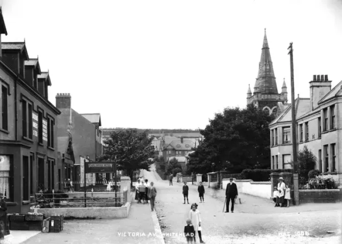 Framed Print : Victoria Av, Whitehead Framed Print : Victoria Av, Whitehead