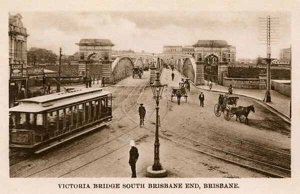 Victoria Bridge, South Brisbane End, Brisbane, Australia