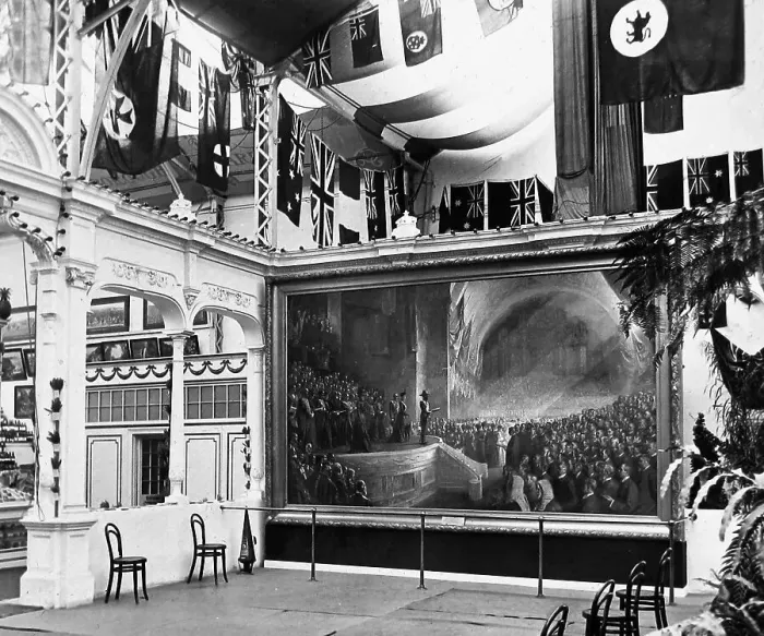 Framed Print : The Victoria Court, The Franco-British Exhibition Framed Print : The Victoria Court, The Franco-British Exhibition