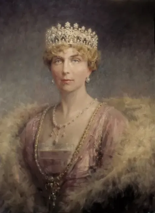 Framed Print : Victoria Eugenia of Battenberg (1887-1969). Oil Framed Print : Victoria Eugenia of Battenberg (1887-1969). Oil