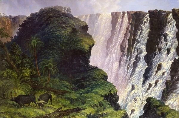 The Victoria Falls, by Thomas Baines