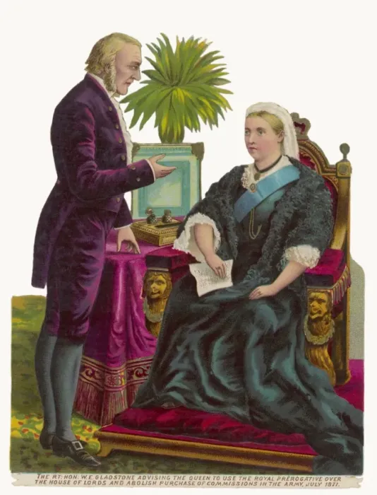 Framed Print : Victoria / Gladstone / 1871 Framed Print : Victoria / Gladstone / 1871