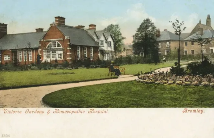 Framed Print : Victoria Gradens & Homeopathic Hospital, Bromley Framed Print : Victoria Gradens & Homeopathic Hospital, Bromley