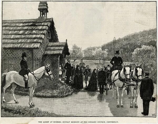 Victoria at Hyeres  /  1892