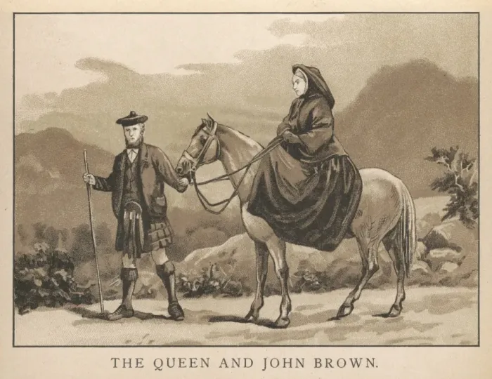 Framed Print : Victoria & John Brown Framed Print : Victoria & John Brown