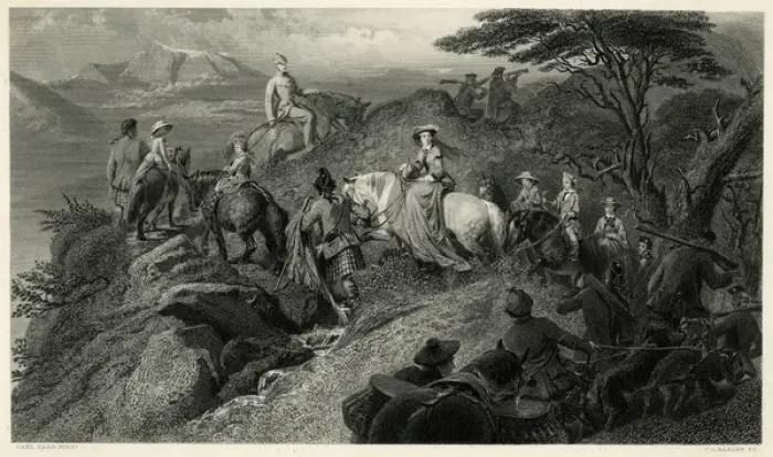 Framed Print : Victoria / Lochnagar 1848 Framed Print : Victoria / Lochnagar 1848