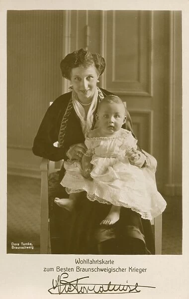 Victoria Louise & son Ernest Augustus