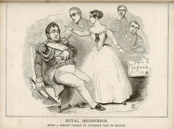 Victoria Mesmerises. Queen Victoria, visiting Louis-Philippe of France