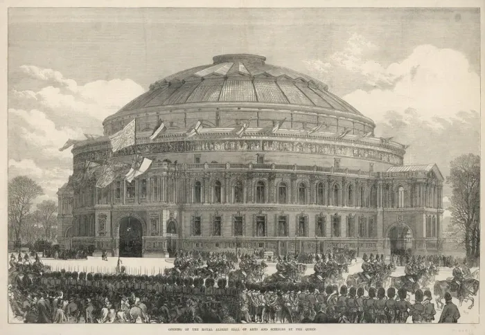 Framed Print : Victoria opens Albert Hall 1871 Framed Print : Victoria opens Albert Hall 1871