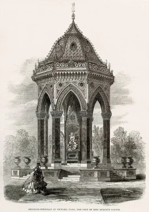 Framed Print : Victoria Park, Water Fountain Framed Print : Victoria Park, Water Fountain