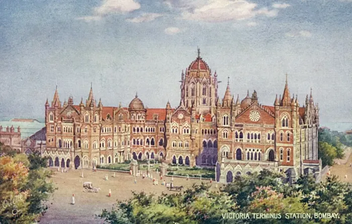 Framed Print : Victoria Station, Bombay Framed Print : Victoria Station, Bombay