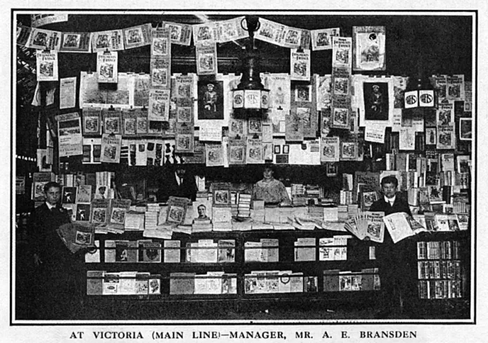 Framed Print : Victoria station Bookstall Framed Print : Victoria station Bookstall