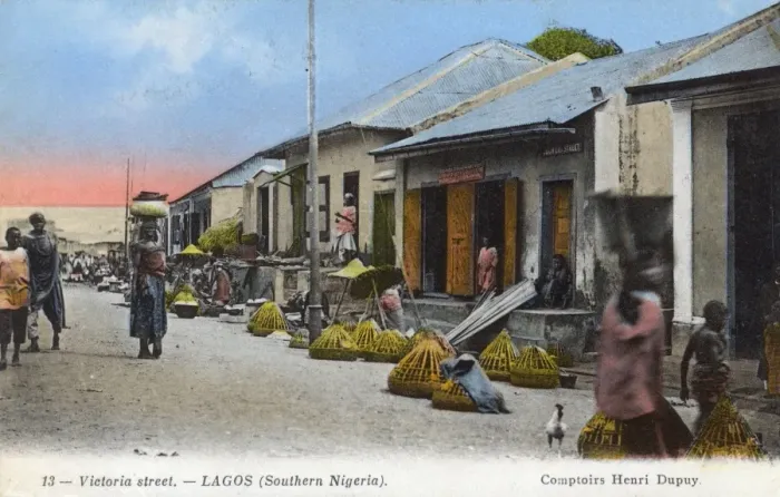 Framed Print : Victoria Street, Lagos, Nigeria, West Africa Framed Print : Victoria Street, Lagos, Nigeria, West Africa