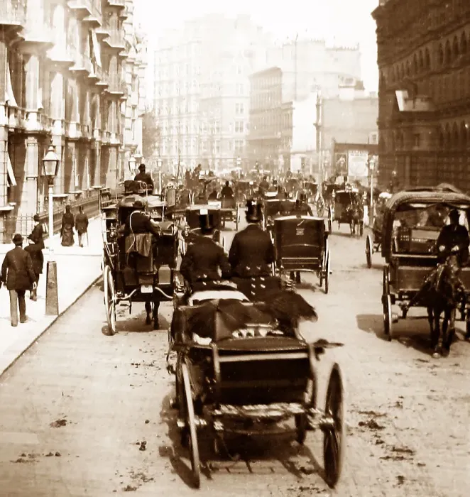 Framed Print : Victoria Street, London Framed Print : Victoria Street, London