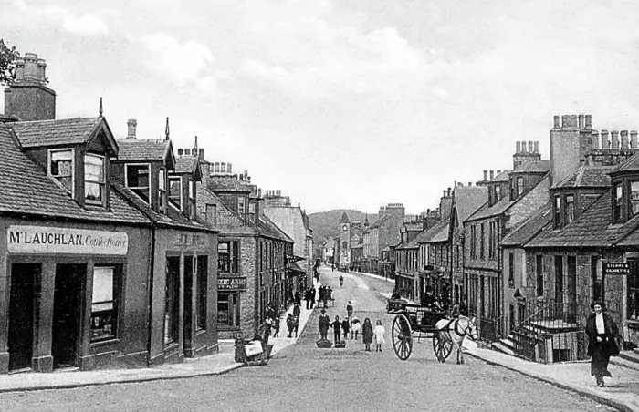 Framed Print : Victoria Street, Newton Stewart early 1900's Framed Print : Victoria Street, Newton Stewart early 1900's