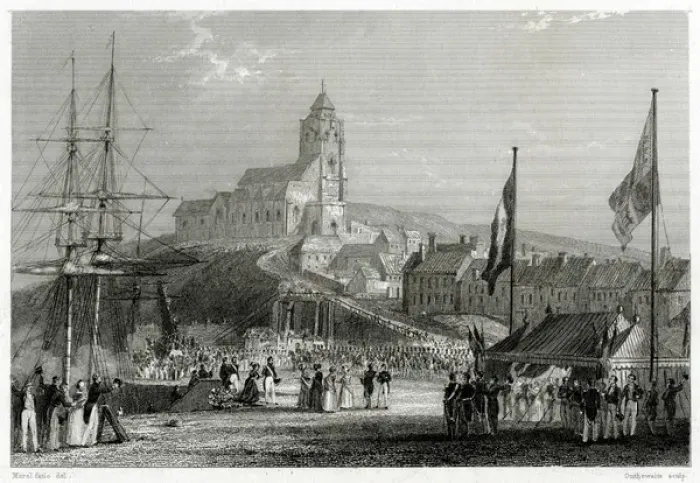 Framed Print : Victoria at Treport Framed Print : Victoria at Treport
