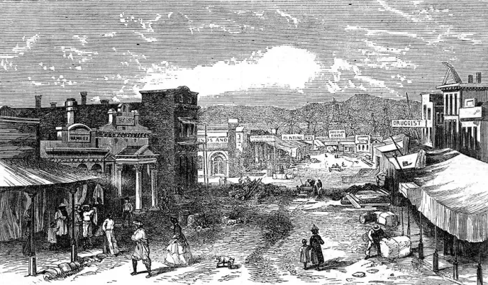Framed Print : Victoria, Vancouver Island, c. 1863 Framed Print : Victoria, Vancouver Island, c. 1863