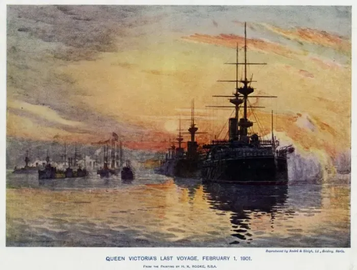 Framed Print : Victoria / Last Voyage / 01 Framed Print : Victoria / Last Voyage / 01